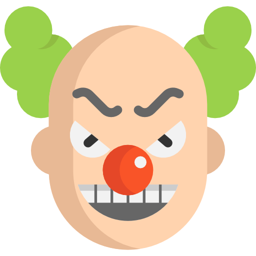 payaso icono gratis