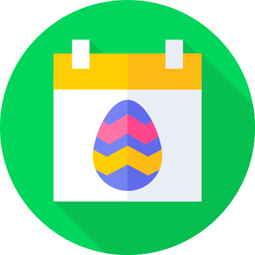 día de pascua icono gratis