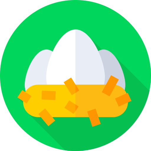 huevos de pascua icono gratis