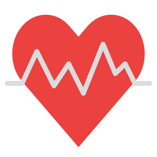 Heart Beat Iconixar Flat Icon