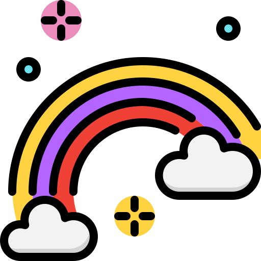 arco iris icono gratis