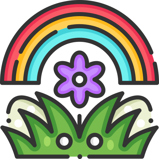 arco iris icono gratis