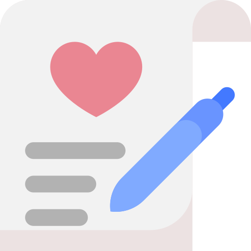 carta de amor grátis ícone carta de amor grátis ícone