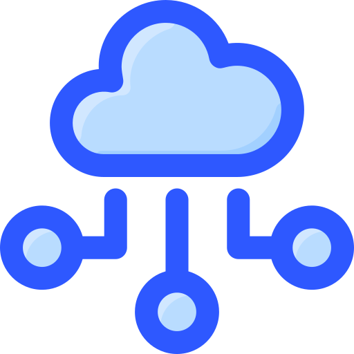 Cloud storage free icon