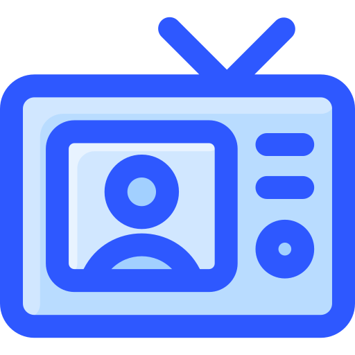 monitor de televisión icono gratis