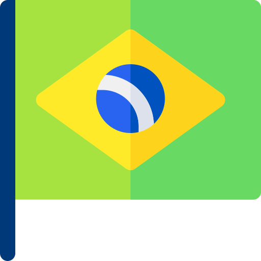 Brazil flag Basic Rounded Flat icon