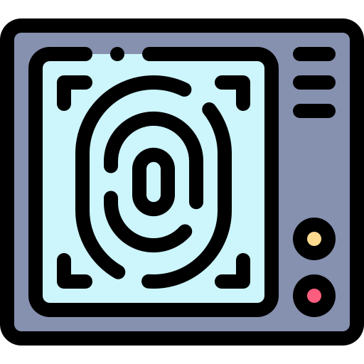 scanner de doigt Icône gratuit scanner de doigt Icône gratuit