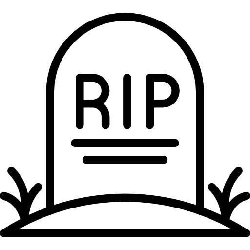 Rip Gravestone Cartoon Icon - Transparent Png U0026 Svg Vector