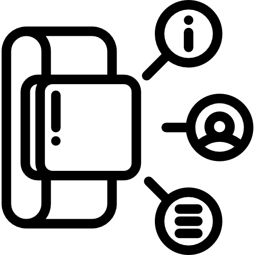 reloj inteligente icono gratis