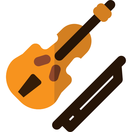 violín icono gratis