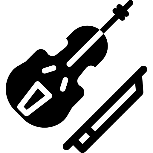 violín icono gratis