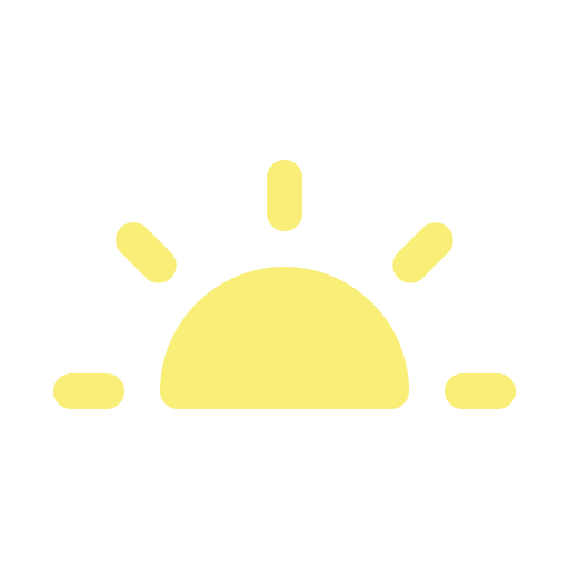 puesta de sol icono gratis