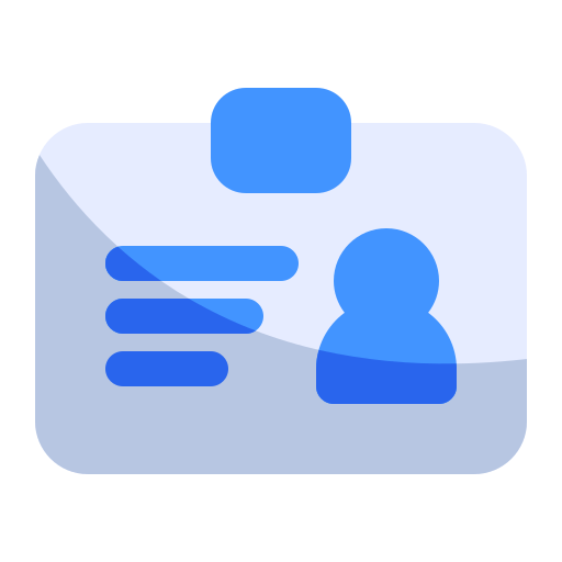 Id card Generic Flat icon