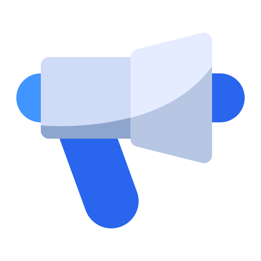 mégaphone Icône gratuit