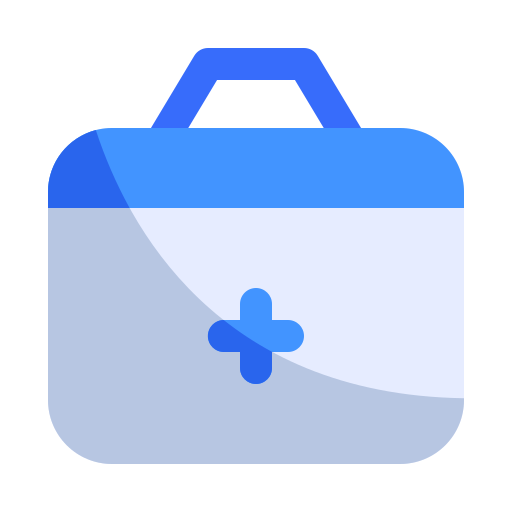 caja médica icono gratis