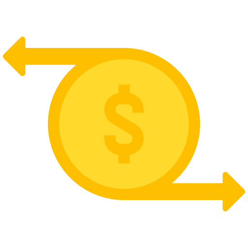 Cash flow free icon Cash flow free icon