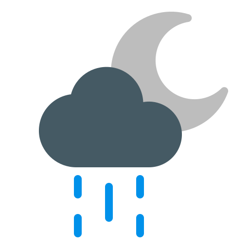 Night rain - Free nature icons
