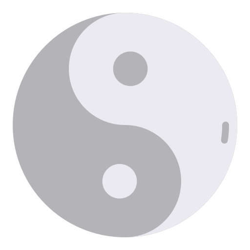 yin yang icono gratis