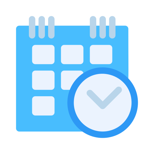 Calendar Generic Blue Icon