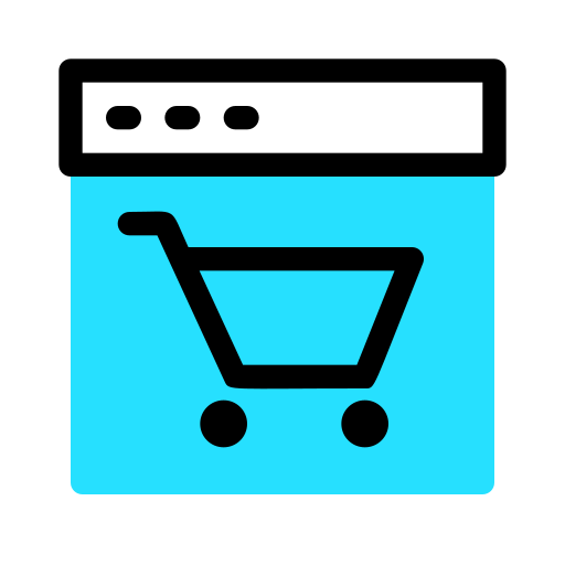 shopping en ligne Icône gratuit shopping en ligne Icône gratuit