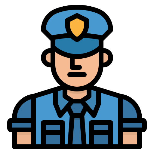 policía icono gratis