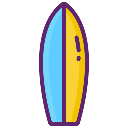 tabla de surf icono gratis