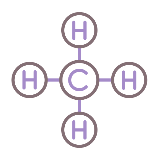 Methane free icon