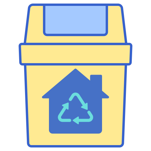 tacho de reciclaje icono gratis