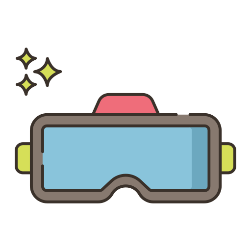 gafas de realidad virtual icono gratis