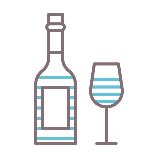 vino icono gratis