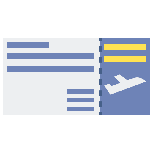 carte d'embarquement Icône gratuit