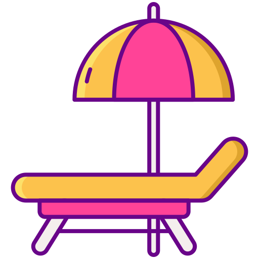 Beach chair - Free holidays icons