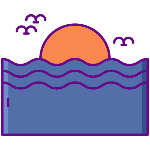 pôr do sol grátis ícone