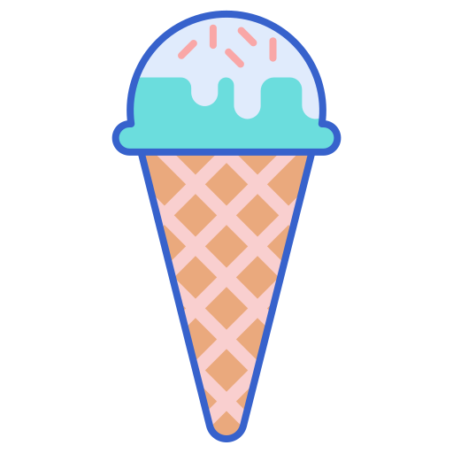 Ice cream cone - Free holidays icons