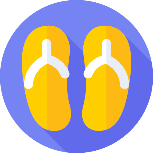 chancletas icono gratis