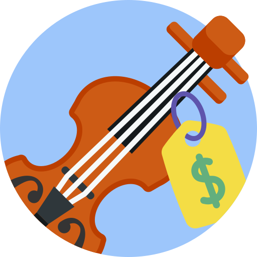 violín icono gratis