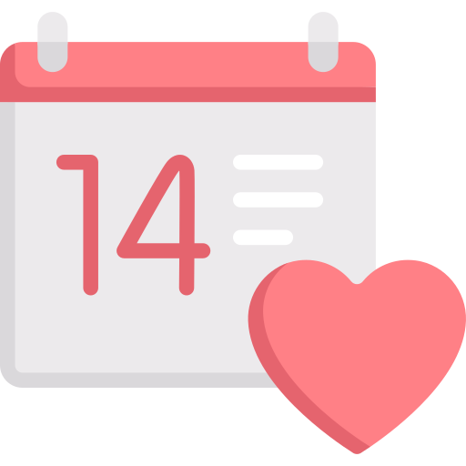 Calendar 14 day valentines - Love Icons