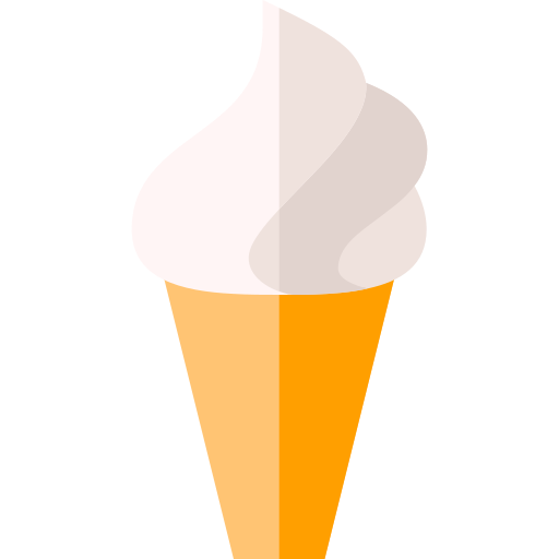 Ice cream Basic Straight Flat icon