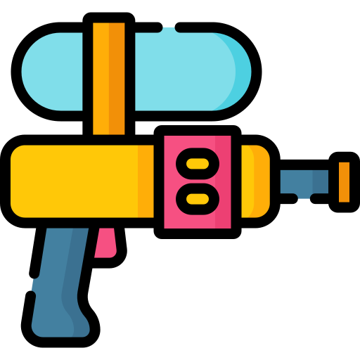 pistola de agua icono gratis