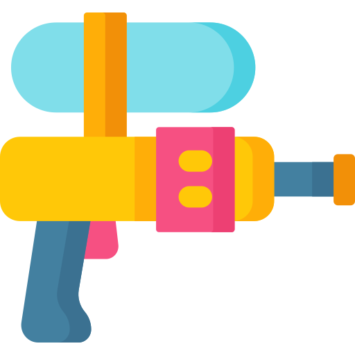pistola de agua icono gratis