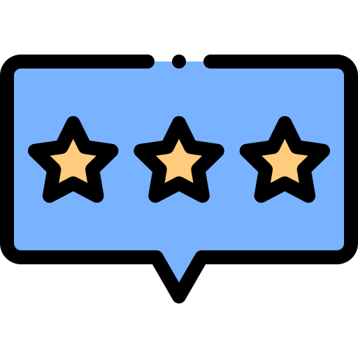 Rating Detailed Rounded Lineal color icon