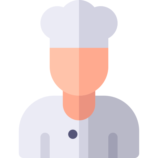 Chef Basic Rounded Flat icon