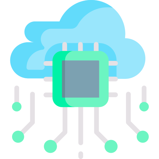 computación en la nube icono gratis