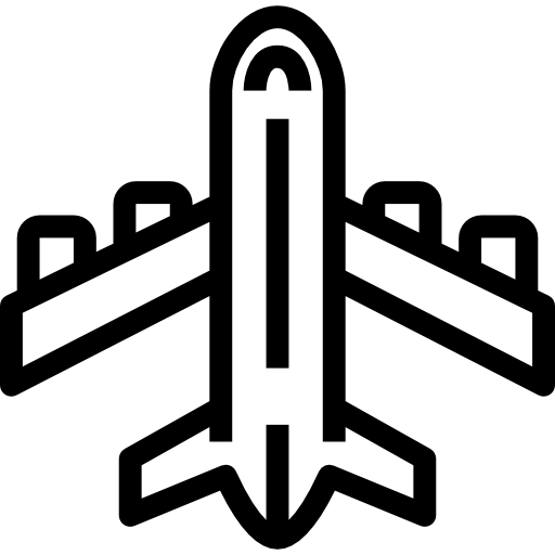 avión icono gratis