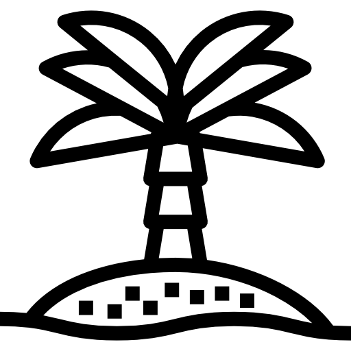 Island Detailed Straight Lineal icon