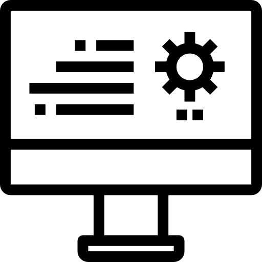 Computer Detailed Straight Lineal icon