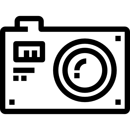 cámara fotográfica icono gratis