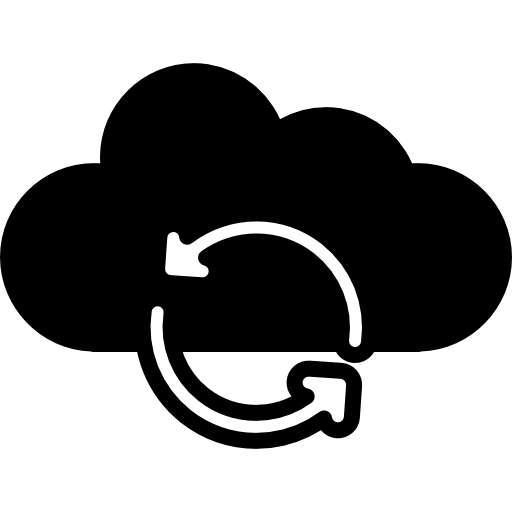 computación en la nube icono gratis