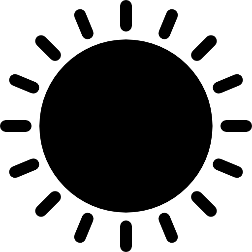 Sun Roundicons Solid icon