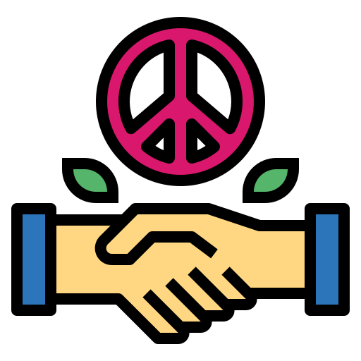 Peace Smalllikeart Lineal Color Icon